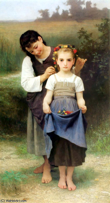 William Adolphe Bouguereau - Parure des Champs